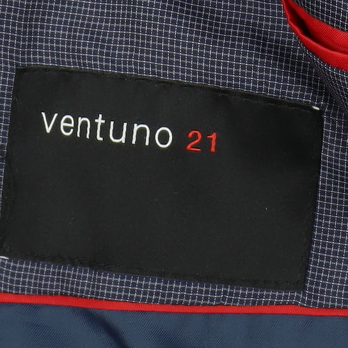 Ventuno 21 Men's Grey Blazer, Size 46, Ideal for Business
