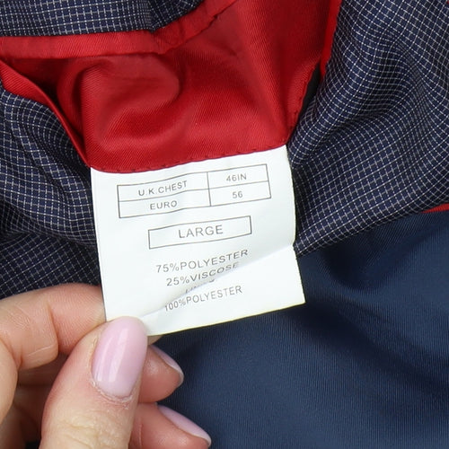 Ventuno 21 Men's Grey Blazer, Size 46, Ideal for Business