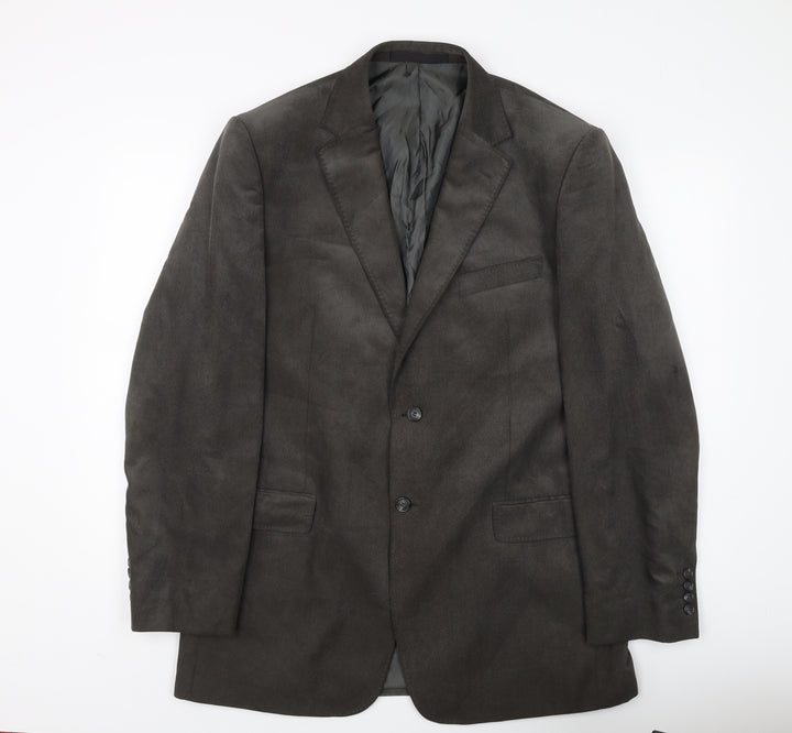Marks and Spencer Men's Grey Blazer Size 42 Long Fit