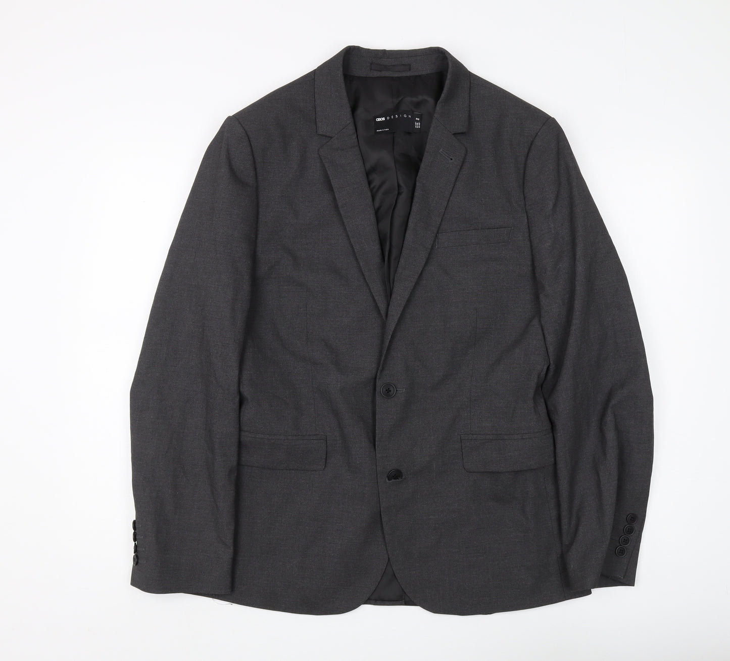 ASOS Men's Grey Regular Fit Blazer Size 40R