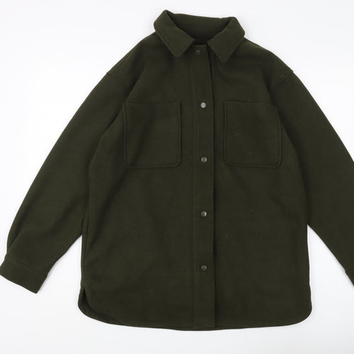 New Look Women's Green Casual Mid-Length Jacket S