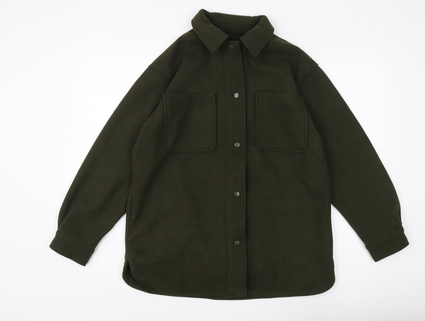 New Look Women's Green Casual Mid-Length Jacket S