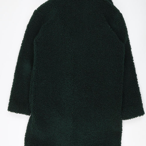 Dorothy Perkins Women's Green Mid-Length Coat Size 6