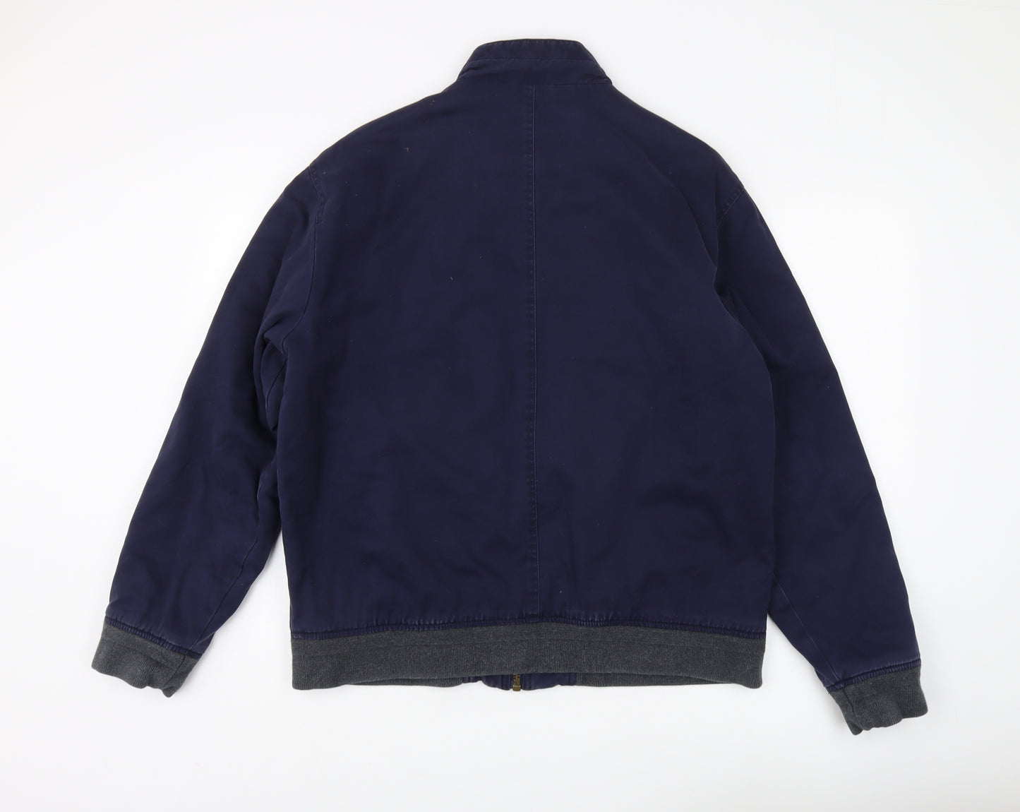 Marks and Spencer Men's Blue Bomber Jacket, L