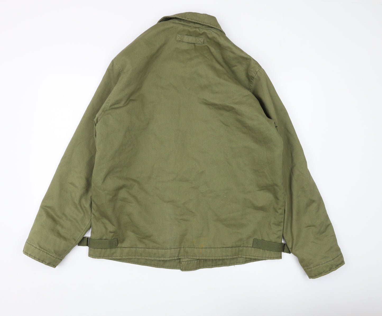 Topman Men's Green Military Jacket - M