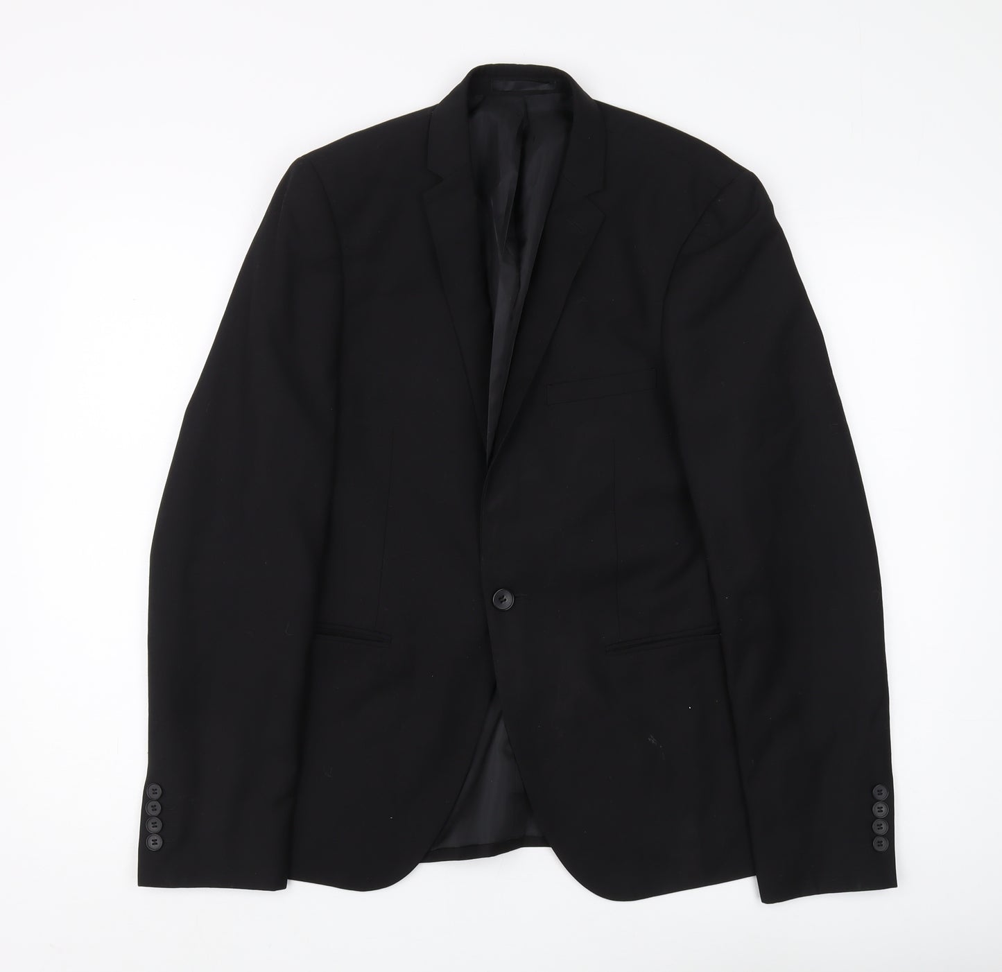 Burton Men's Black Slim Fit Blazer Size 38R