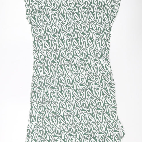 Marks and Spencer Green Geometric Dress M Women