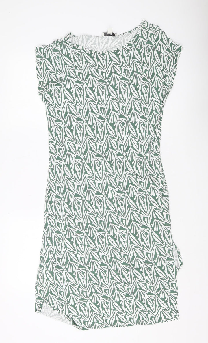 Marks and Spencer Green Geometric Dress M Women