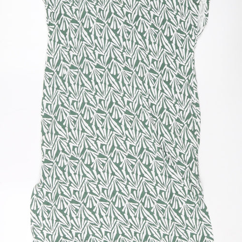 Marks and Spencer Green Geometric Dress M Women
