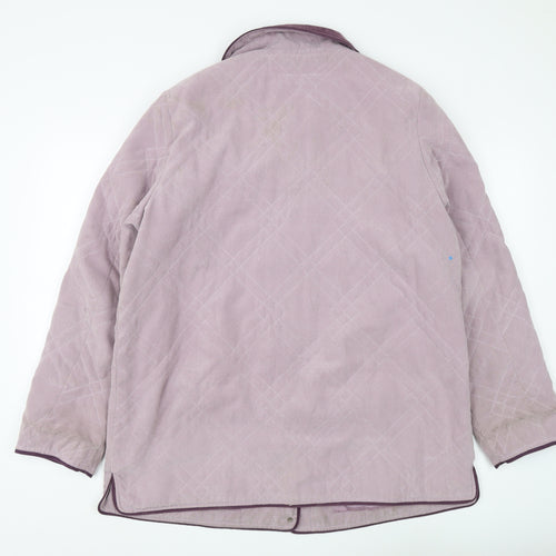 Klass Collection Women's Purple Quilted Jacket M