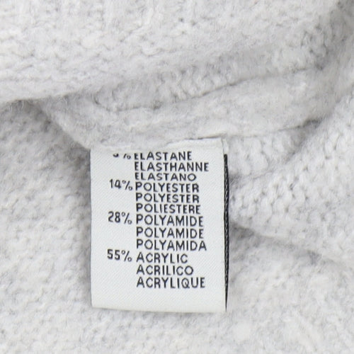 Millenium Women's Ivory Hooded Pullover Jumper One Size
