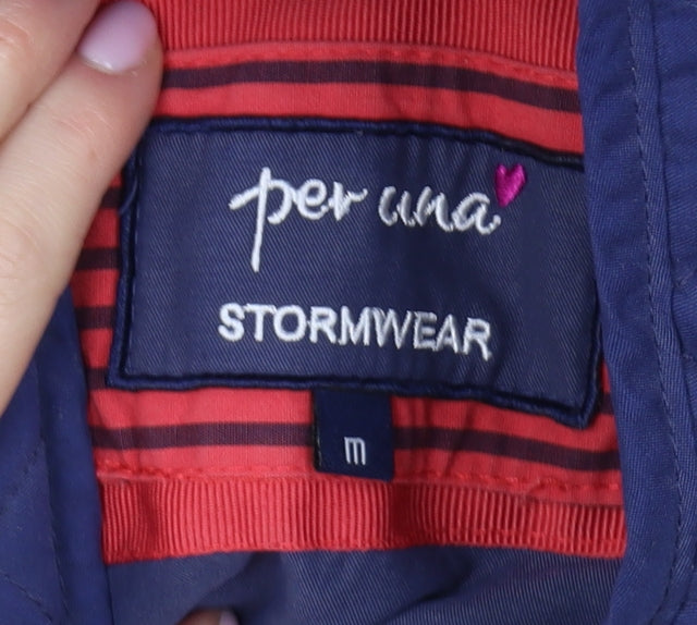 Marks and Spencer Women's Blue Quilted Waistcoat, Size M