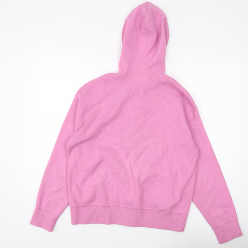 Marks and Spencer Women's Pink Full Zip Hoodie L