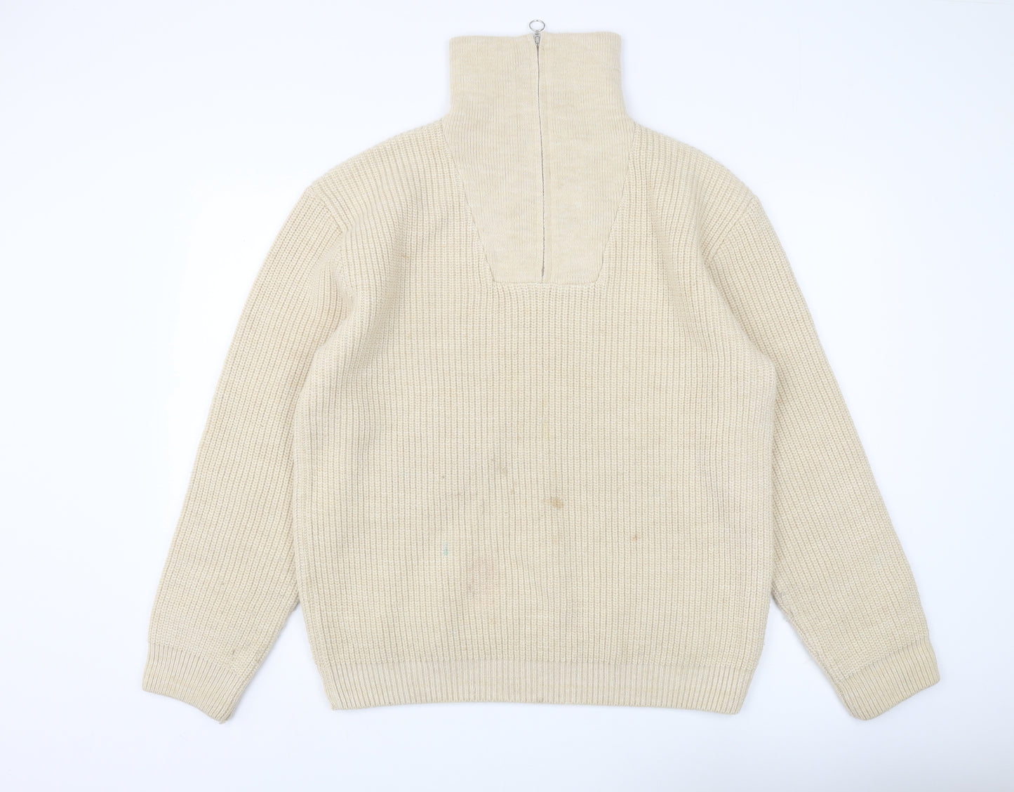 Edwin Men's Beige Pullover Jumper Size L