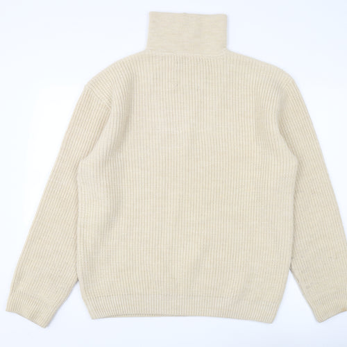 Edwin Men's Beige Pullover Jumper Size L