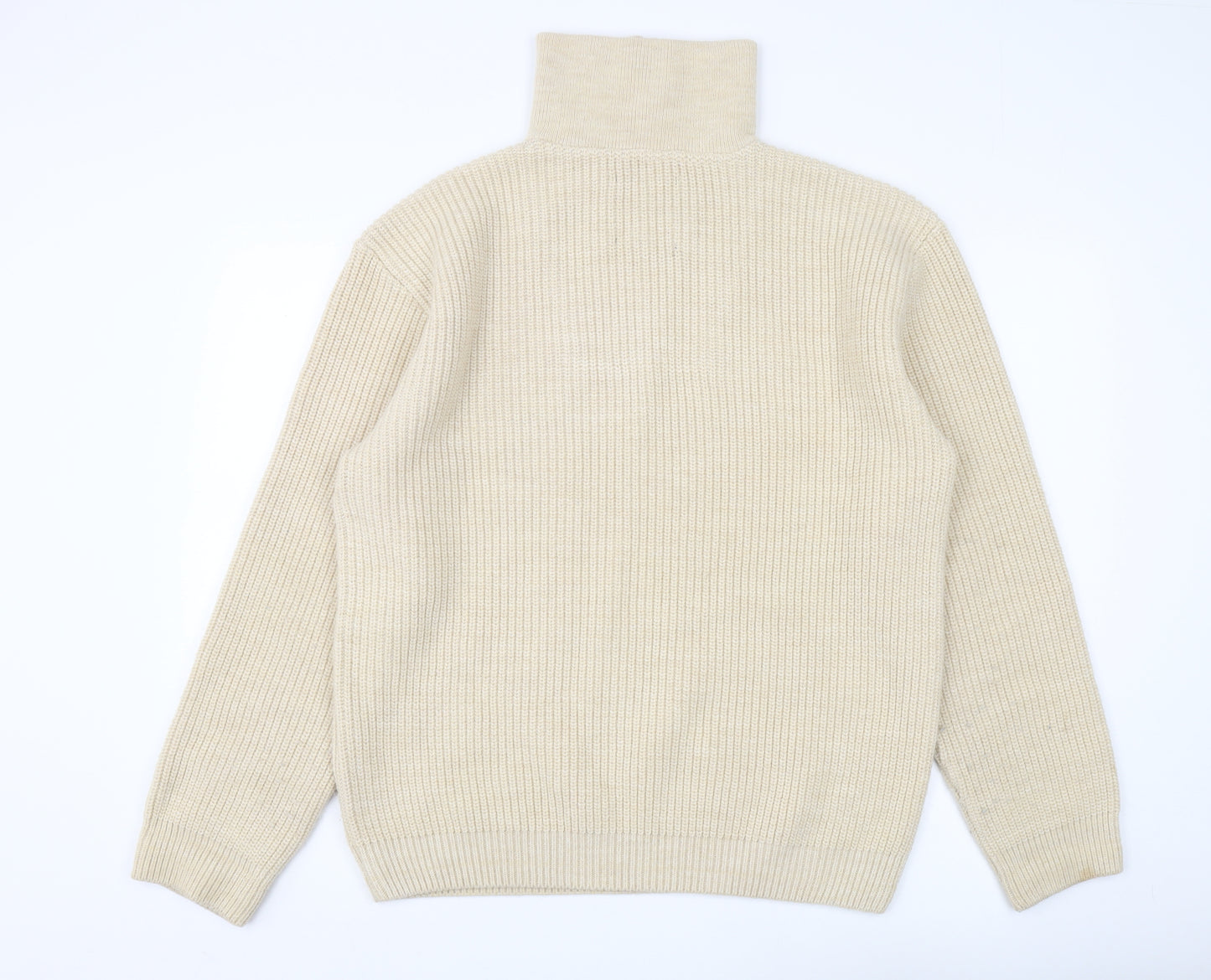 Edwin Men's Beige Pullover Jumper Size L