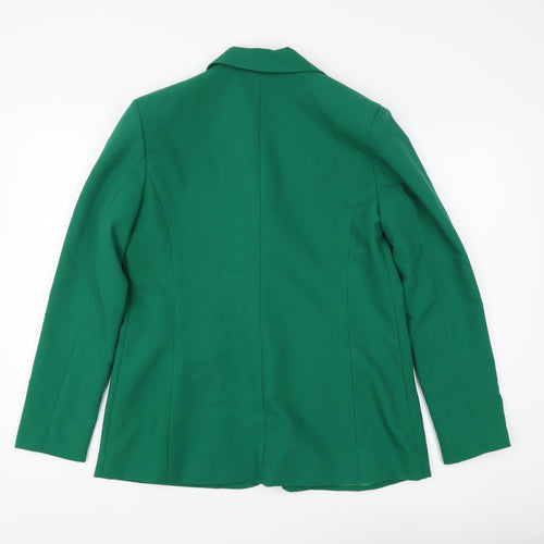 Love & Roses Women's Green Blazer UK 12 Lined Workwear