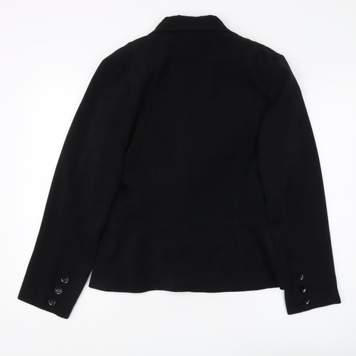 Quest Women's Black Regular Fit Suit Jacket 14