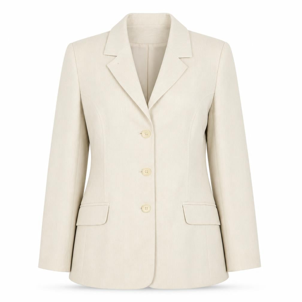 Front view of Debenhams Women's Beige Suit Jacket, size 12