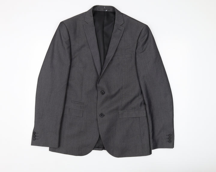 Next Men's Grey Blazer, Size 40R, Excellent Condition