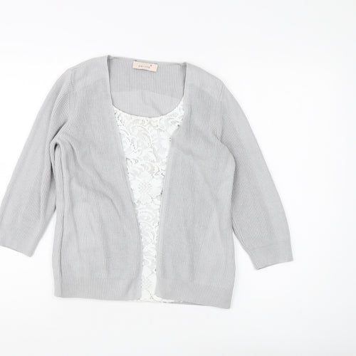 Marks & Spencer Women's Grey Cardigan Size 8