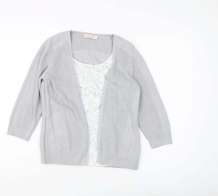 Marks & Spencer Women's Grey Cardigan Size 8