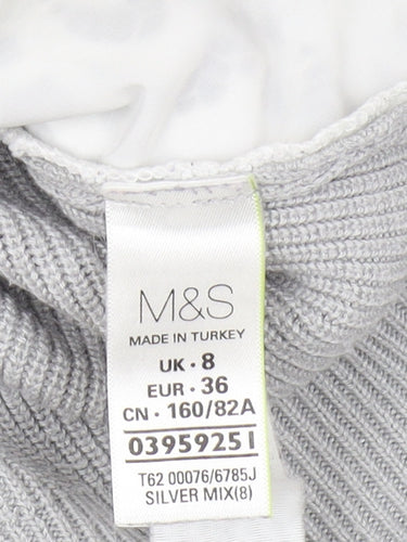 Marks & Spencer Women's Grey Cardigan Size 8