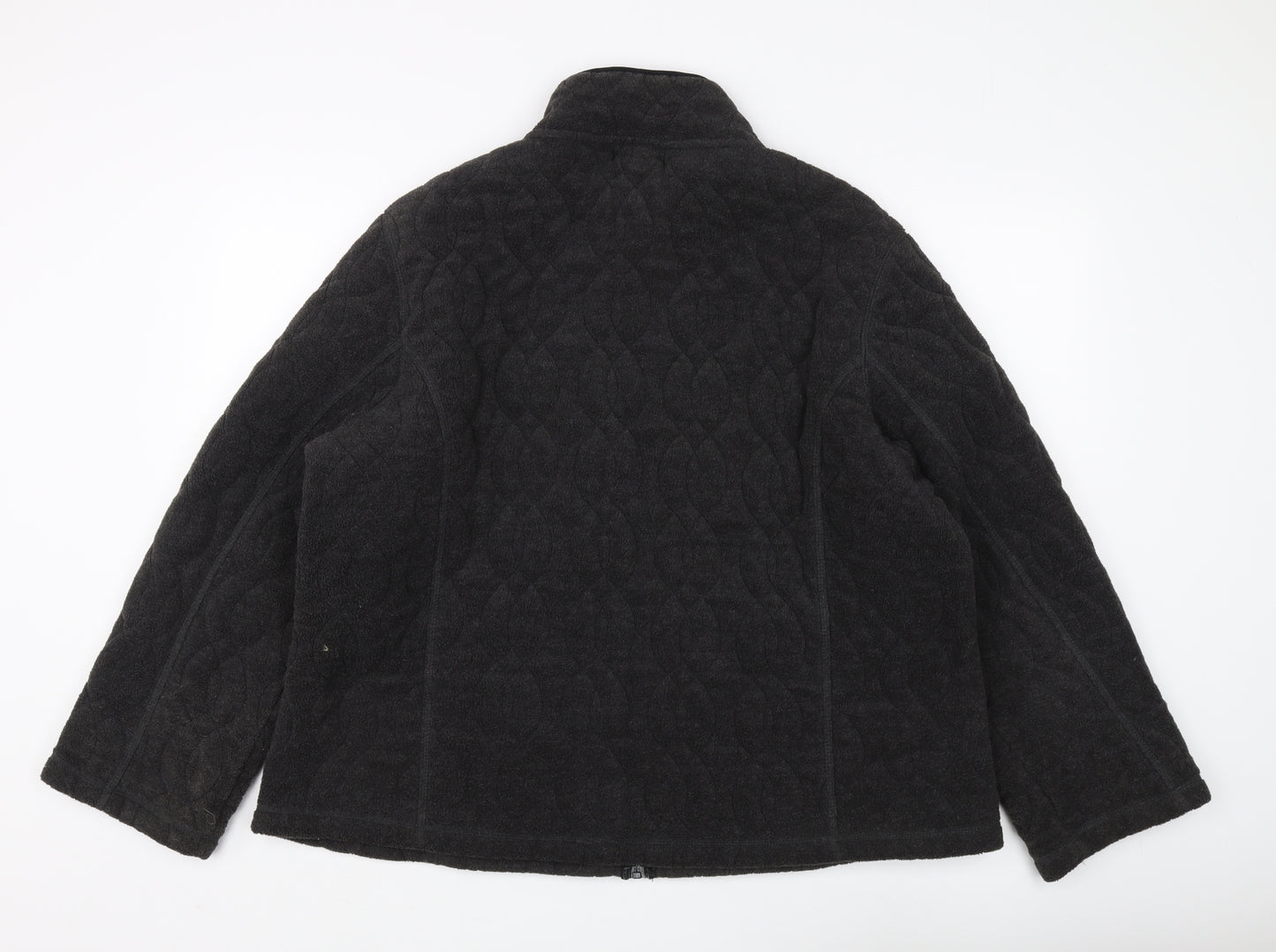 Eivissa Women's Black Quilted Jacket 3XL