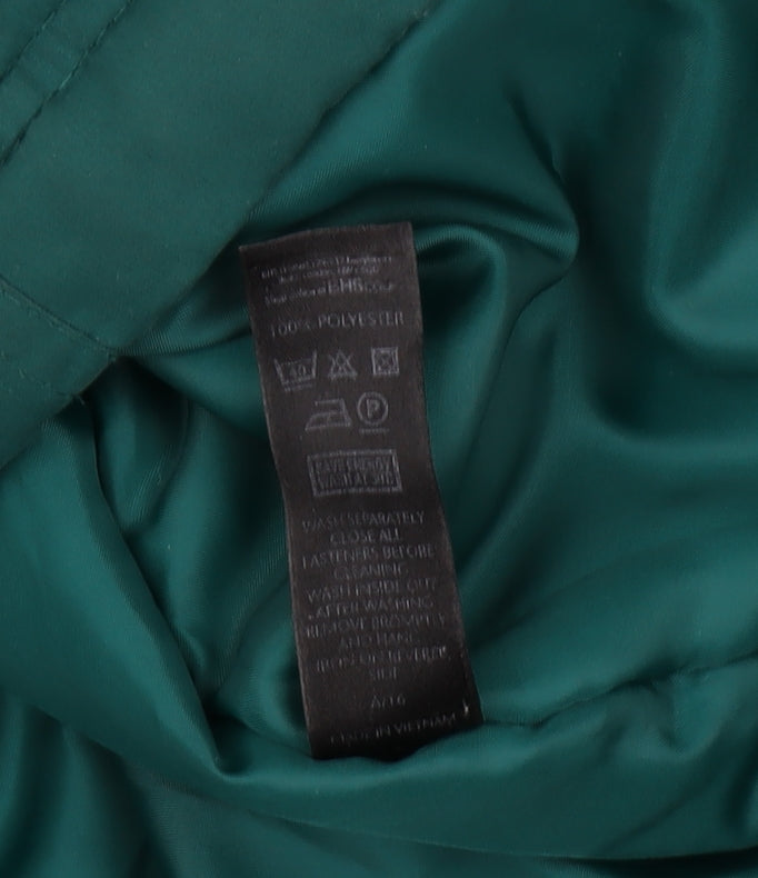 BHS Women's Green Parka Jacket Size 14