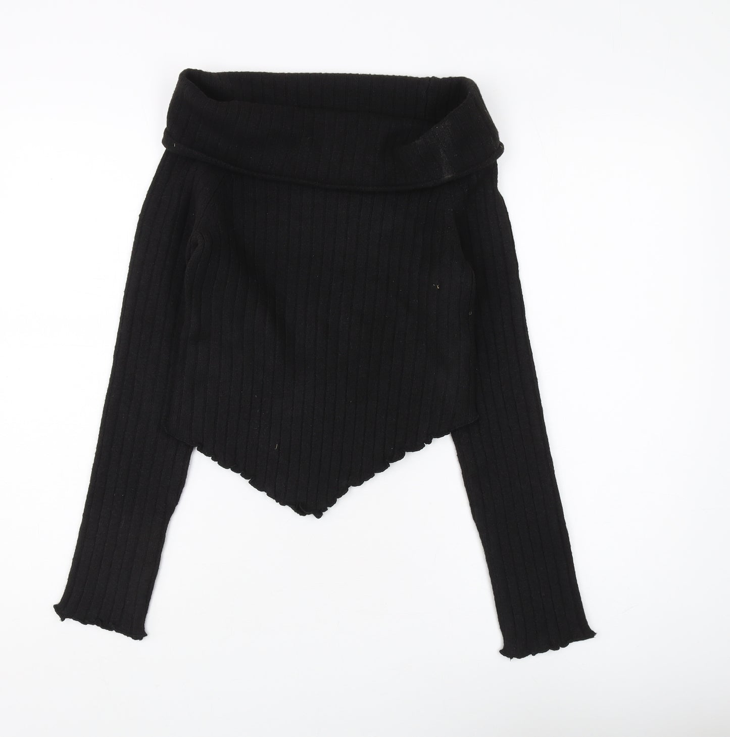 Collusion Women's Black Pullover Jumper, Size 10