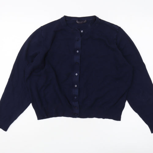 Marks and Spencer Women's Blue Cardigan, Size 22, Casual