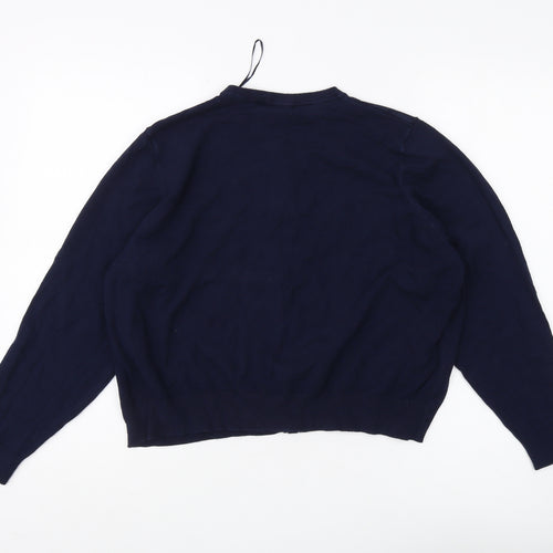 Marks and Spencer Women's Blue Cardigan, Size 22, Casual