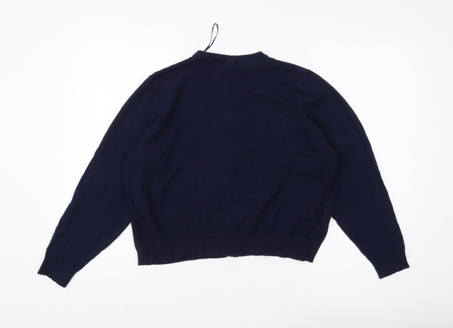 Marks and Spencer Women's Blue Cardigan, Size 22, Casual