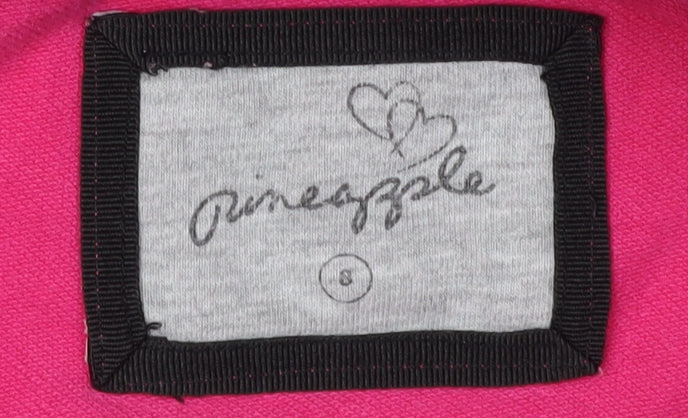 Pineapple Women's Pink Full Zip Hoodie, Size S