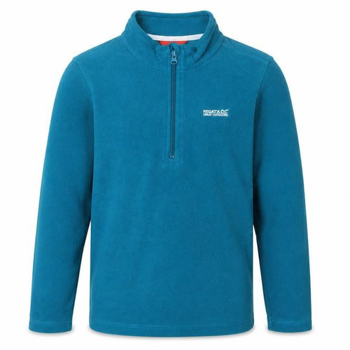 Regatta Boys Blue 1/4 Zip Fleece Sweatshirt 13 Years