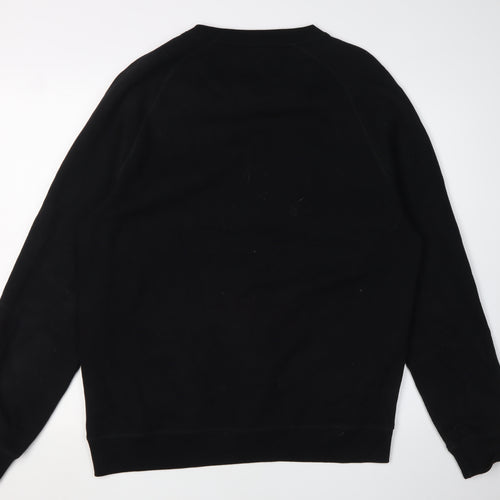 Barbour Men's Black Logo Pullover Sweatshirt L