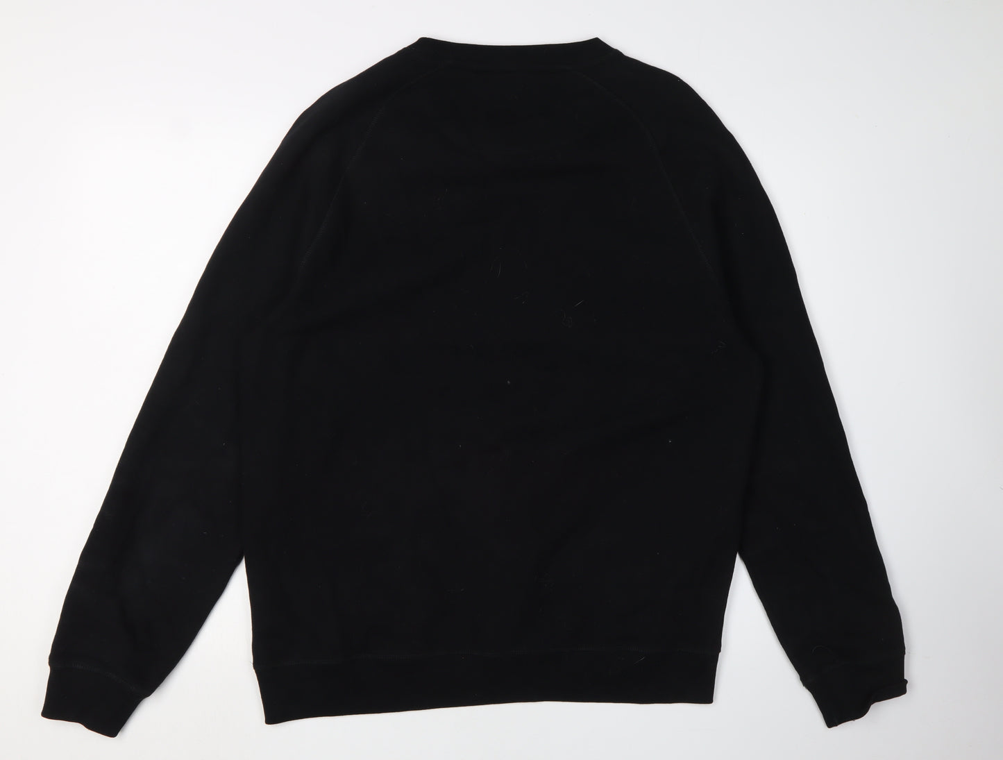 Barbour Men's Black Logo Pullover Sweatshirt L