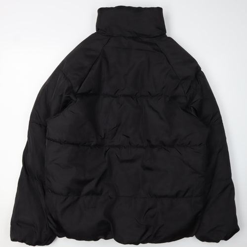 Lee Cooper Men's Black Puffer Jacket, Size M