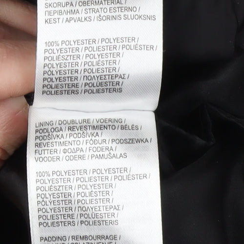 Lee Cooper Men's Black Puffer Jacket, Size M