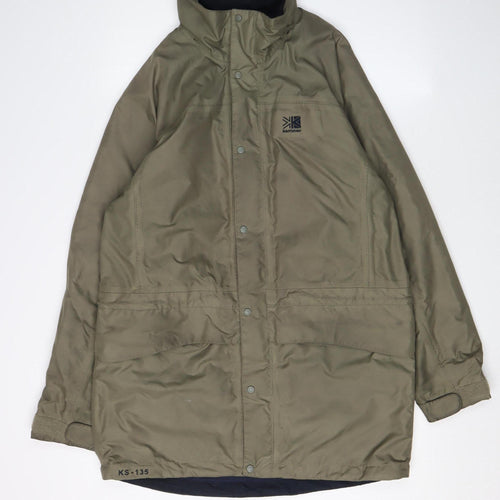Karrimor Men's Green Parka Jacket Size S - Outdoor Lined