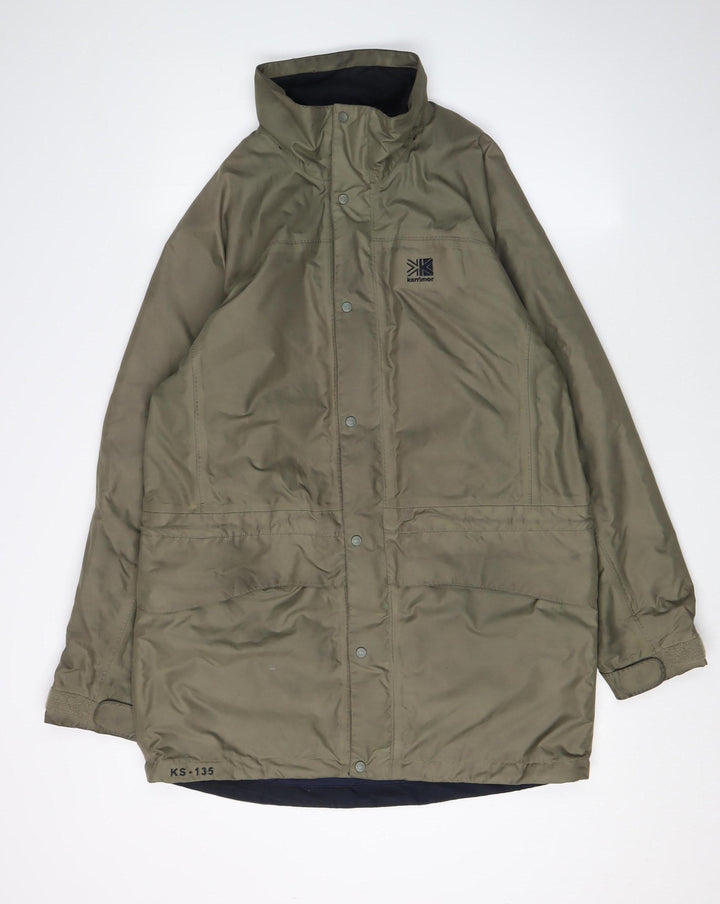 Karrimor Men's Green Parka Jacket Size S - Outdoor Lined