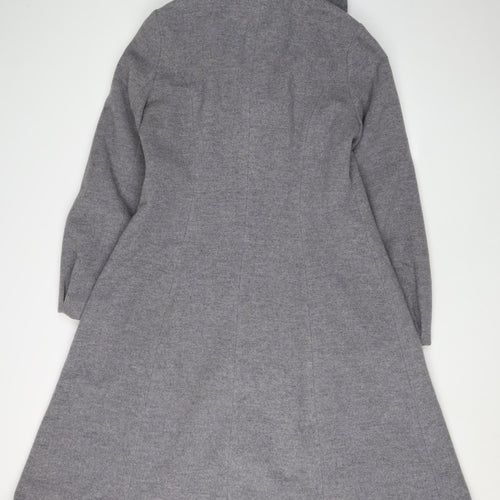 Betty Jackson Black Women's Grey Overcoat Size 12