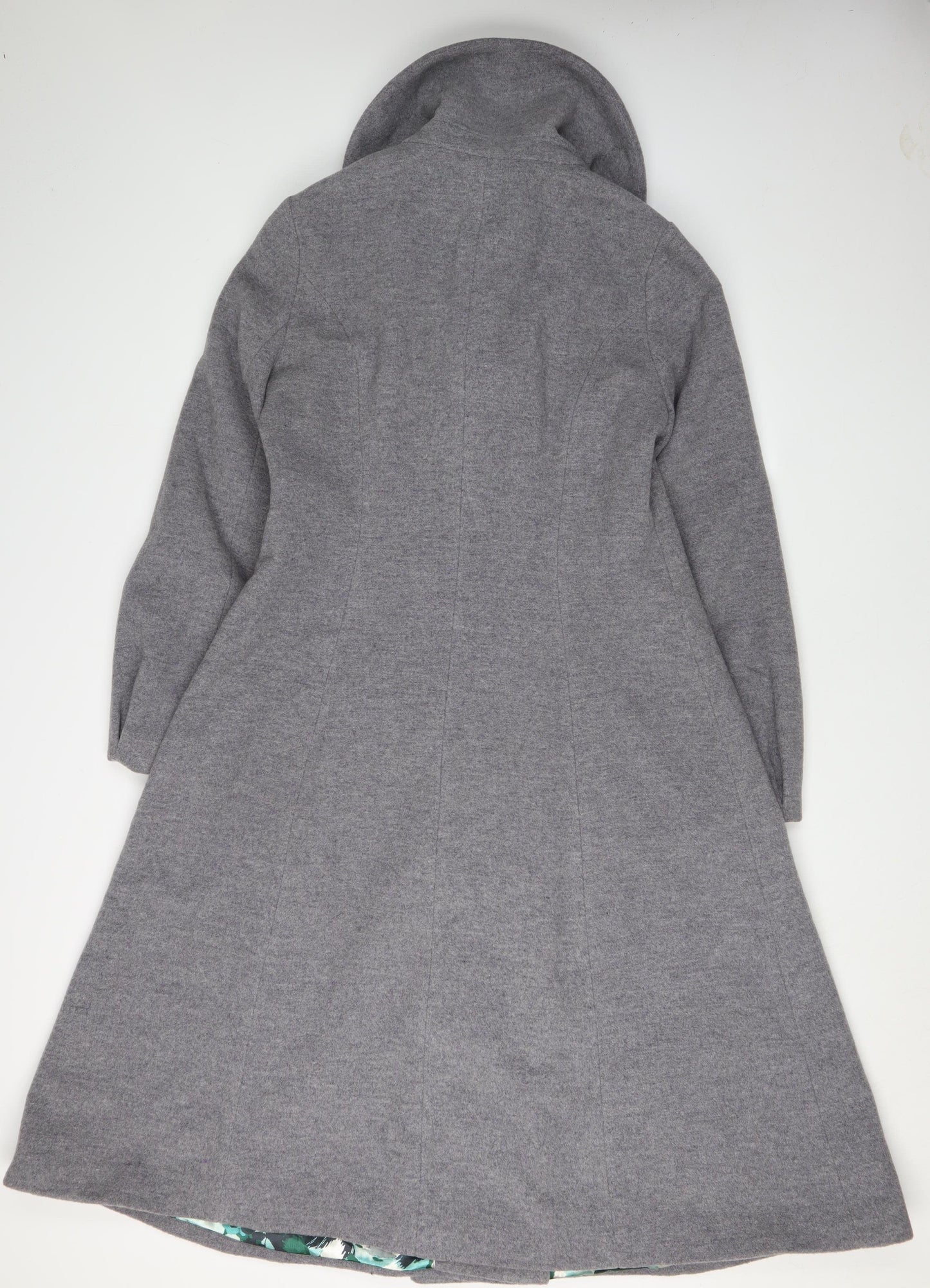 Betty Jackson Black Women's Grey Overcoat Size 12