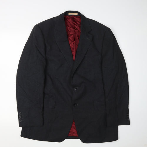 Bladen Men's Black Wool Blazer, Size 42R, Formal Wear
