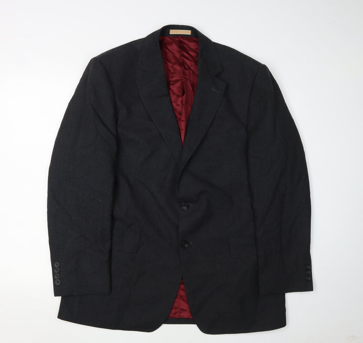 Bladen Men's Black Wool Blazer, Size 42R, Formal Wear