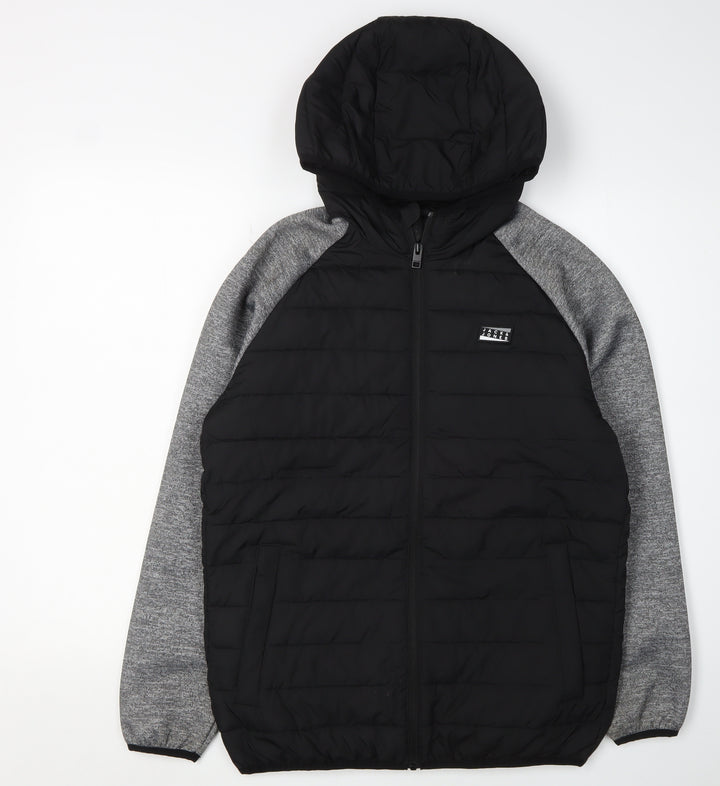 Jack & Jones Boys Black Puffer Jacket Size 164