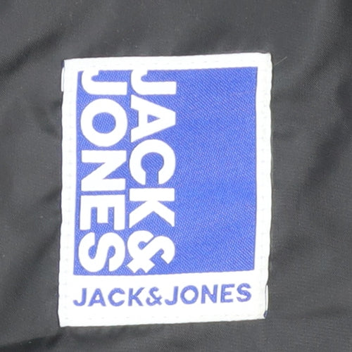 Jack & Jones Boys Black Puffer Jacket Size 164