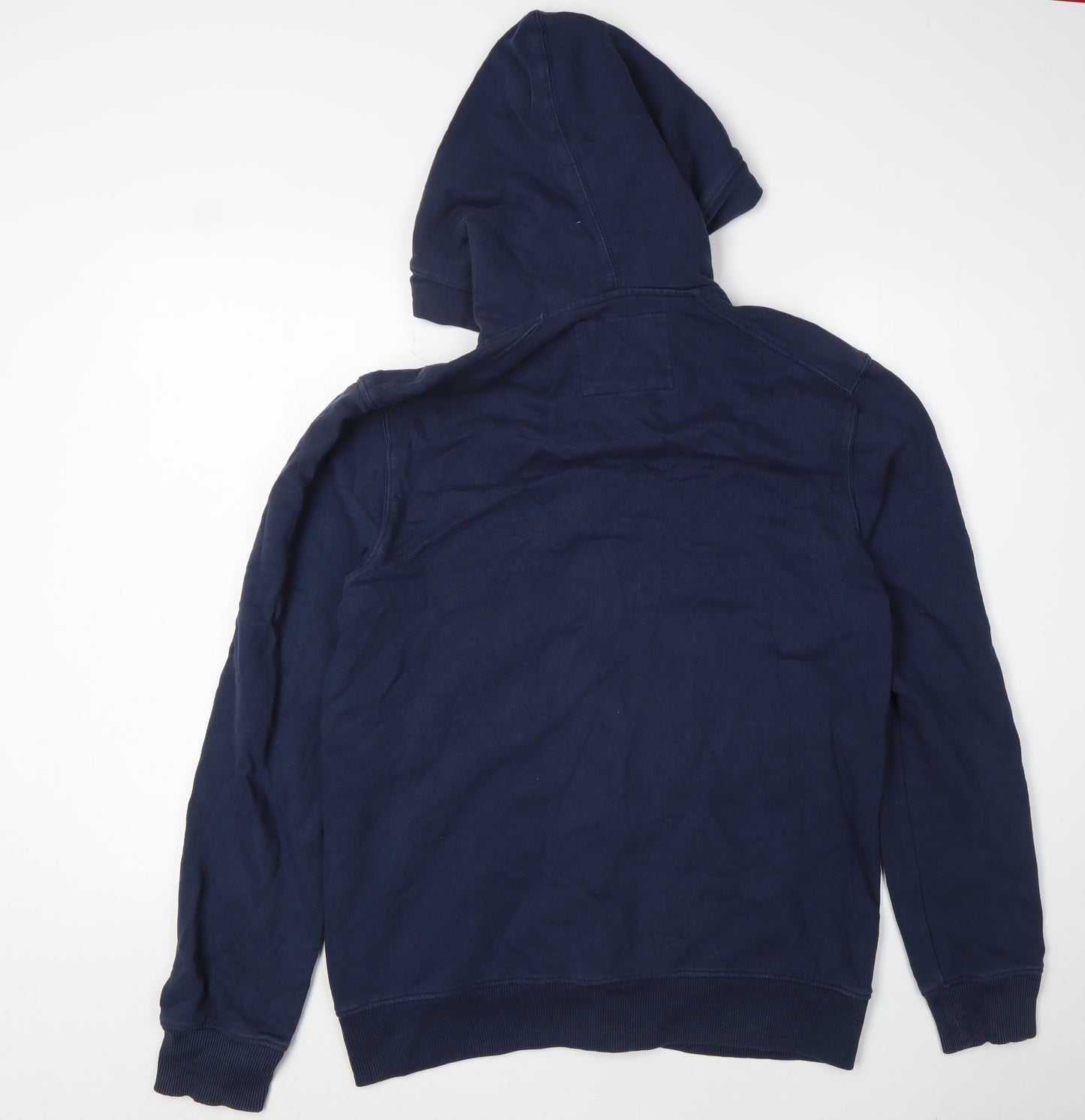 True Religion Men's Blue Full Zip Hoodie M