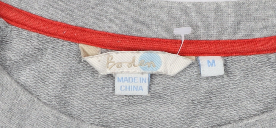 Boden Women's Grey Pullover Sweatshirt M