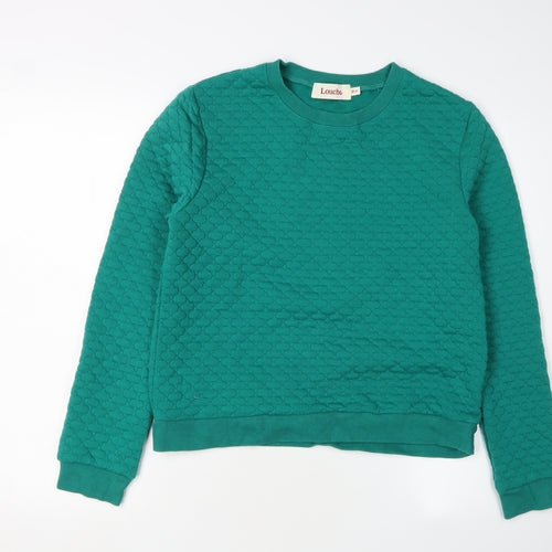 Louche Women's Green Pullover Sweatshirt Size S